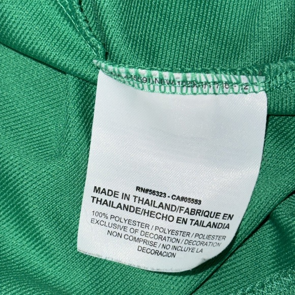 YY- Nike Golf Polo Shirt Mens size Large Green Dri-Fit Short Sleeve - Picture 6 of 7